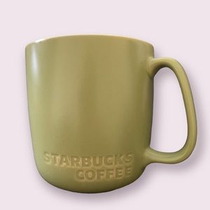 Starbucks Embossed Sage Green 16oz Coffee/Tea Cup
